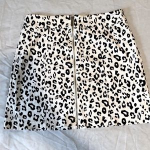 Leopard Mini Skirt